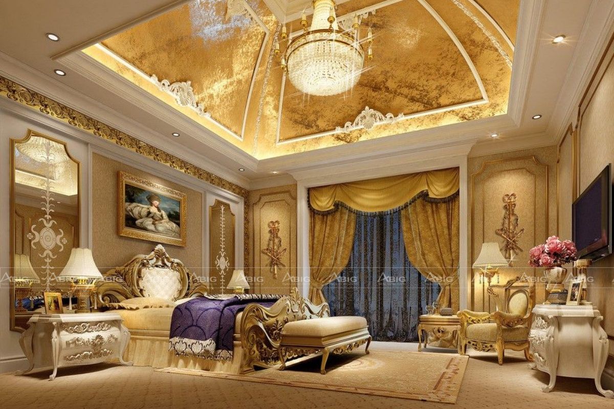 Phòng ngủ Luxury vương giả, mang đậm phong thái hoàng gia