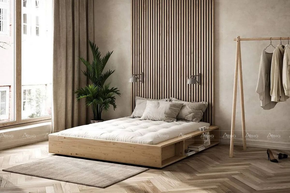 Phòng ngủ hiện đại với phong cách tối giản Nhật Bản