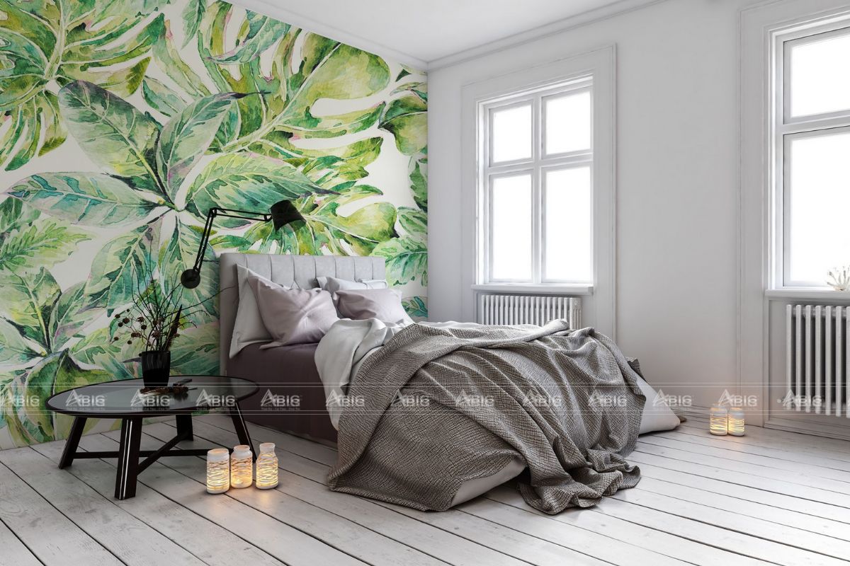 Phòng ngủ tropical đơn giản mà an yên