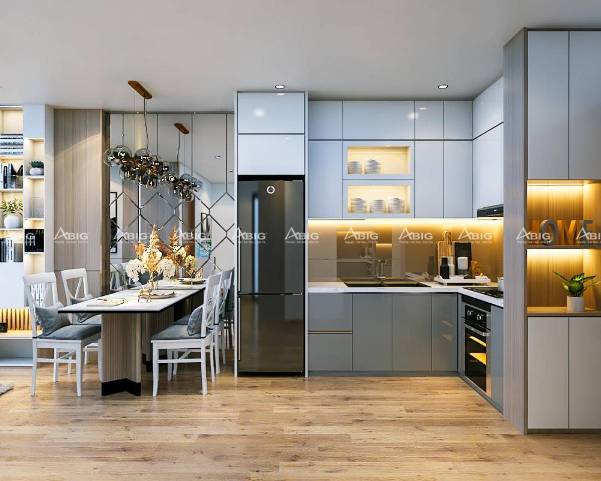 Thiết kế tủ bếp thông minh trở thành lựa chọn hàng đầu của nhiều gia đình.