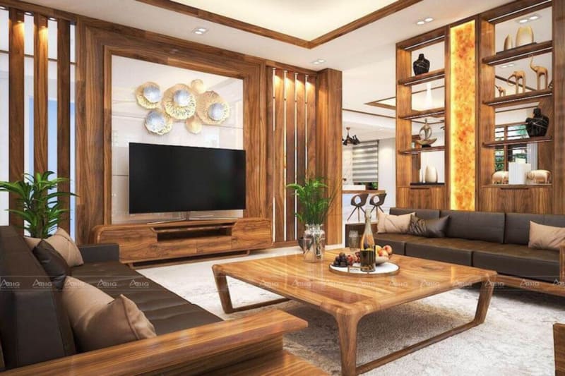 Thiết kế nội thất gỗ tự nhiên  tăng giá trị không gian nhà bạn