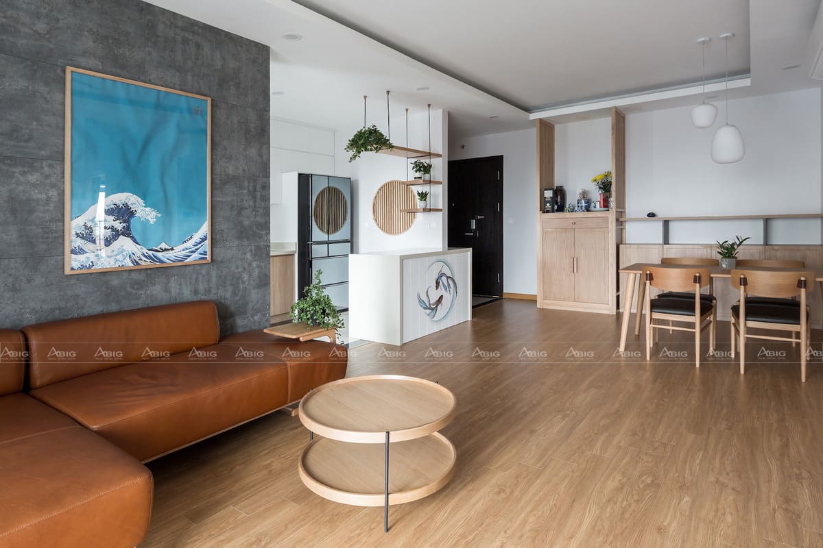 nội thất trong căn hộ được thiết kế đơn giản, bố trí gọn gàng ngăn nắp