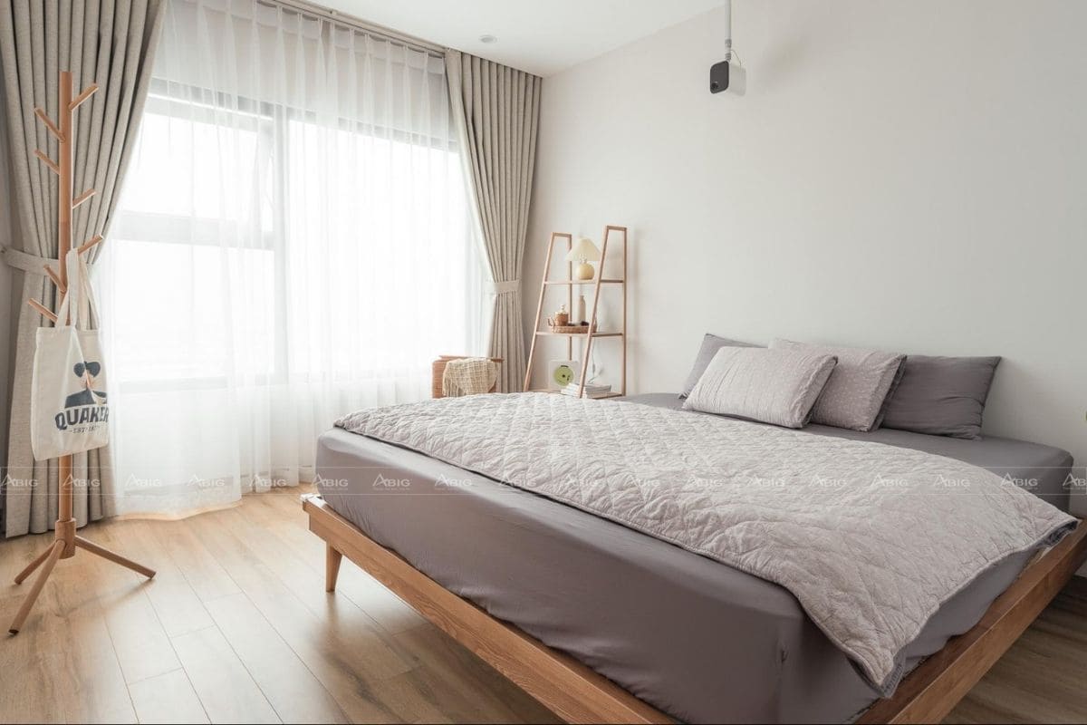 Phòng ngủ tối giản, hạn chế đồ nội thất dư thừa