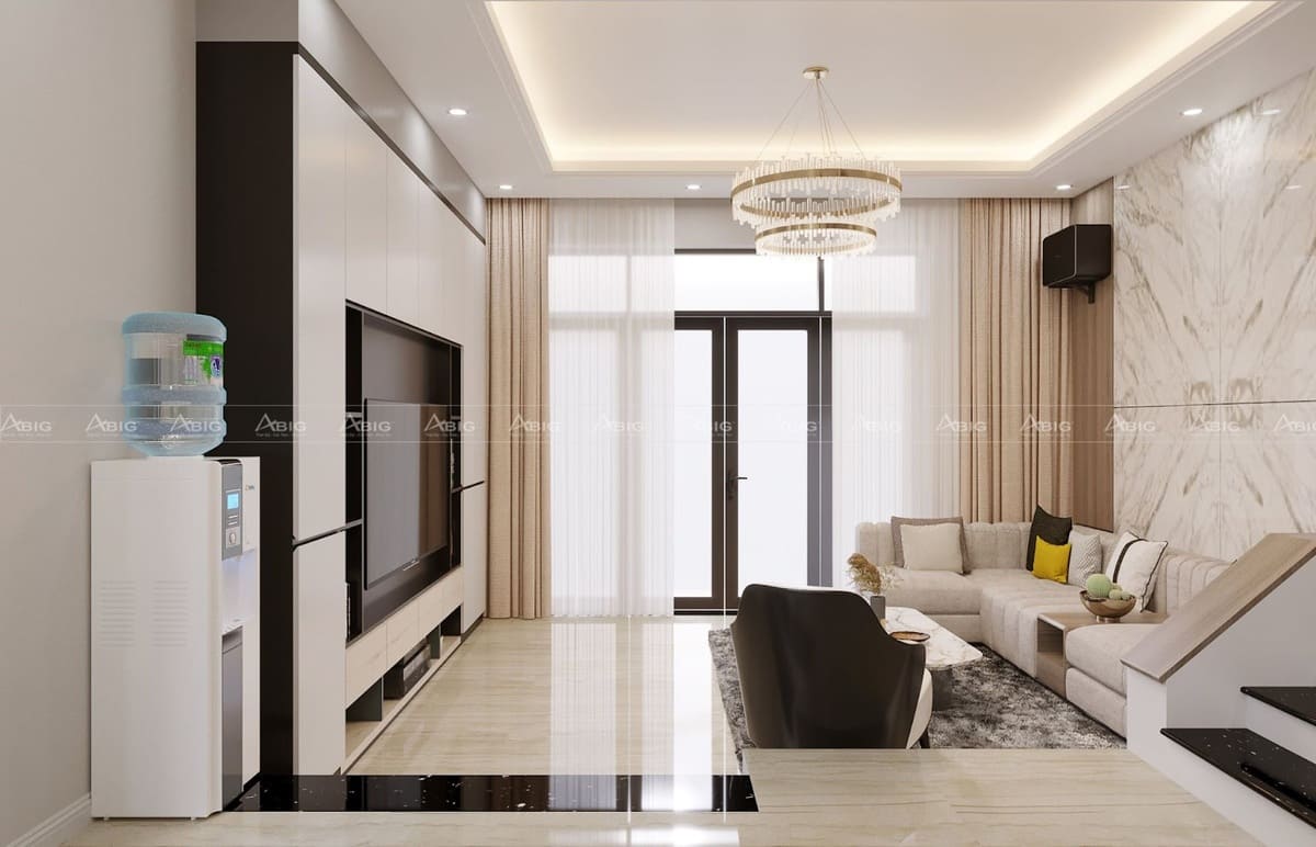 thiết kế nội thất nhà phố phong cách tối giản minimalism