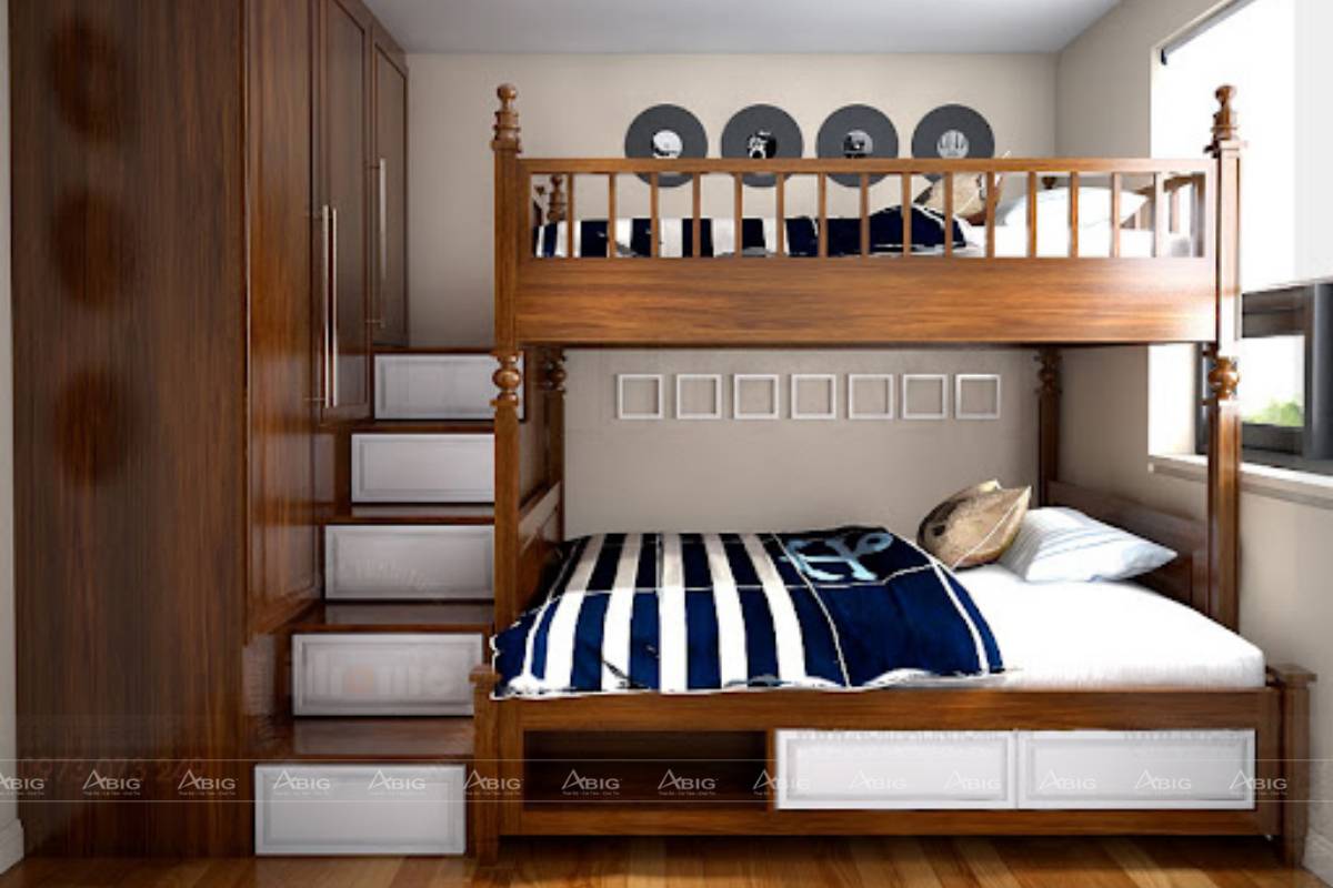 Chất liệu gỗ công nghiệp sang trọng cho nội thất giường ngủ