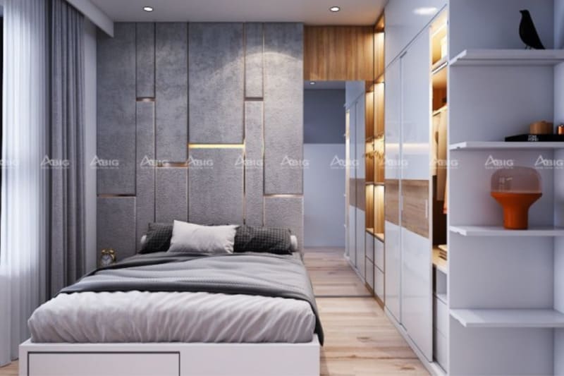 mẫu thiết kế phòng ngủ master chung cư phong cách tân cổ điển độc đáo