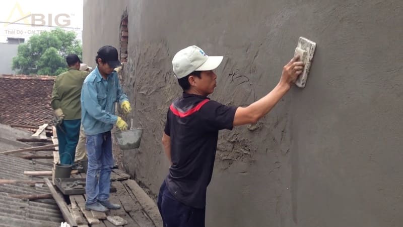 kinh nghiệm hoàn thiện nhà xây thô - cách kiểm tra chất lượng trát tường
