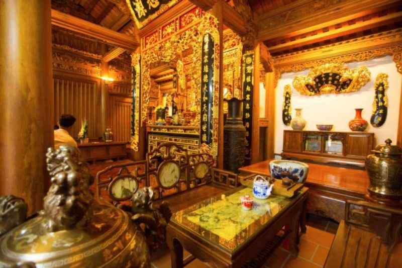 Thiết kế nội thất nhà 3 gian đẹp mắt đậm nét văn hóa truyền thống Việt Nam
