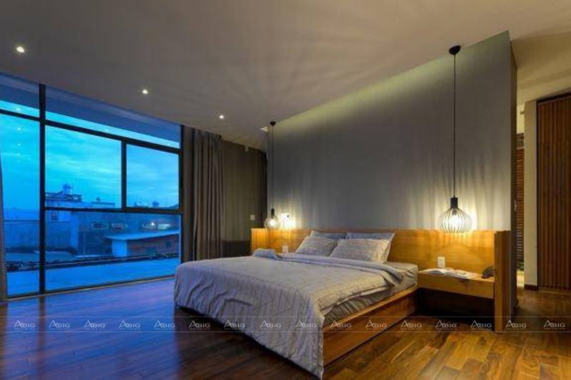 Phòng ngủ 2 với thiết kế bằng kính