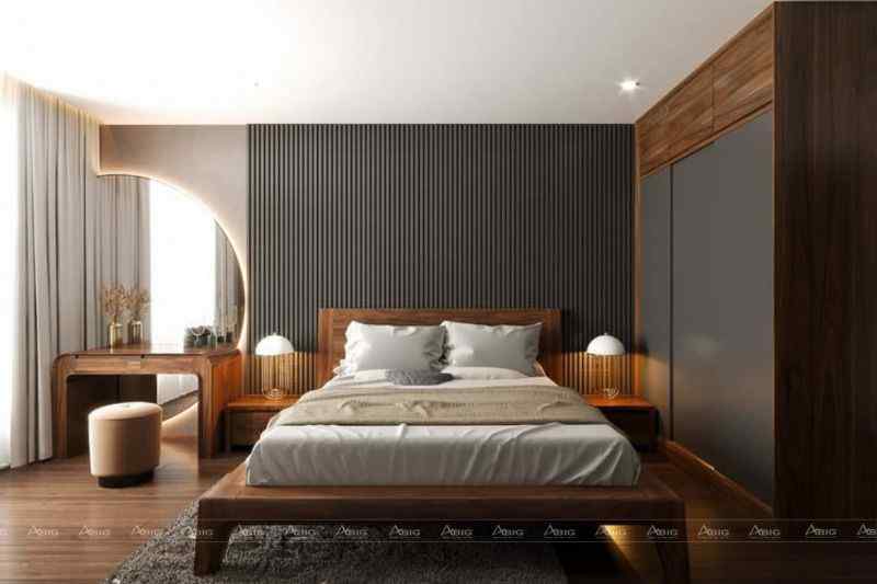 Nội thất gỗ sang trọng cho phòng ngủ