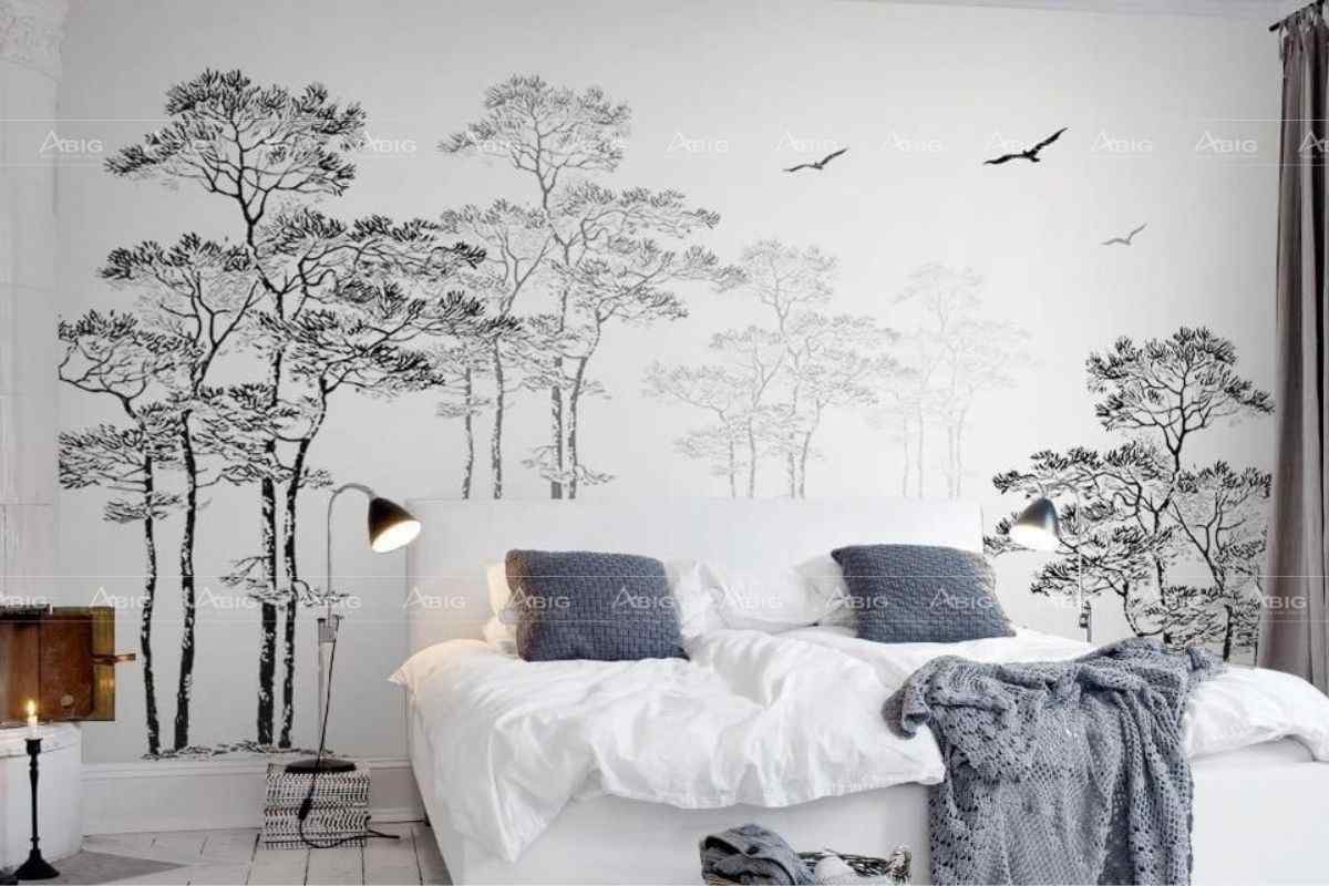 Mang lại một vẻ đẹp thẩm mỹ dành cho không gian phòng ngủ nhờ giấy dán tường