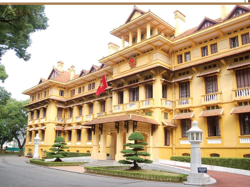 công trình kiến trúc indochine - trụ sở bộ ngoại giao việt nam