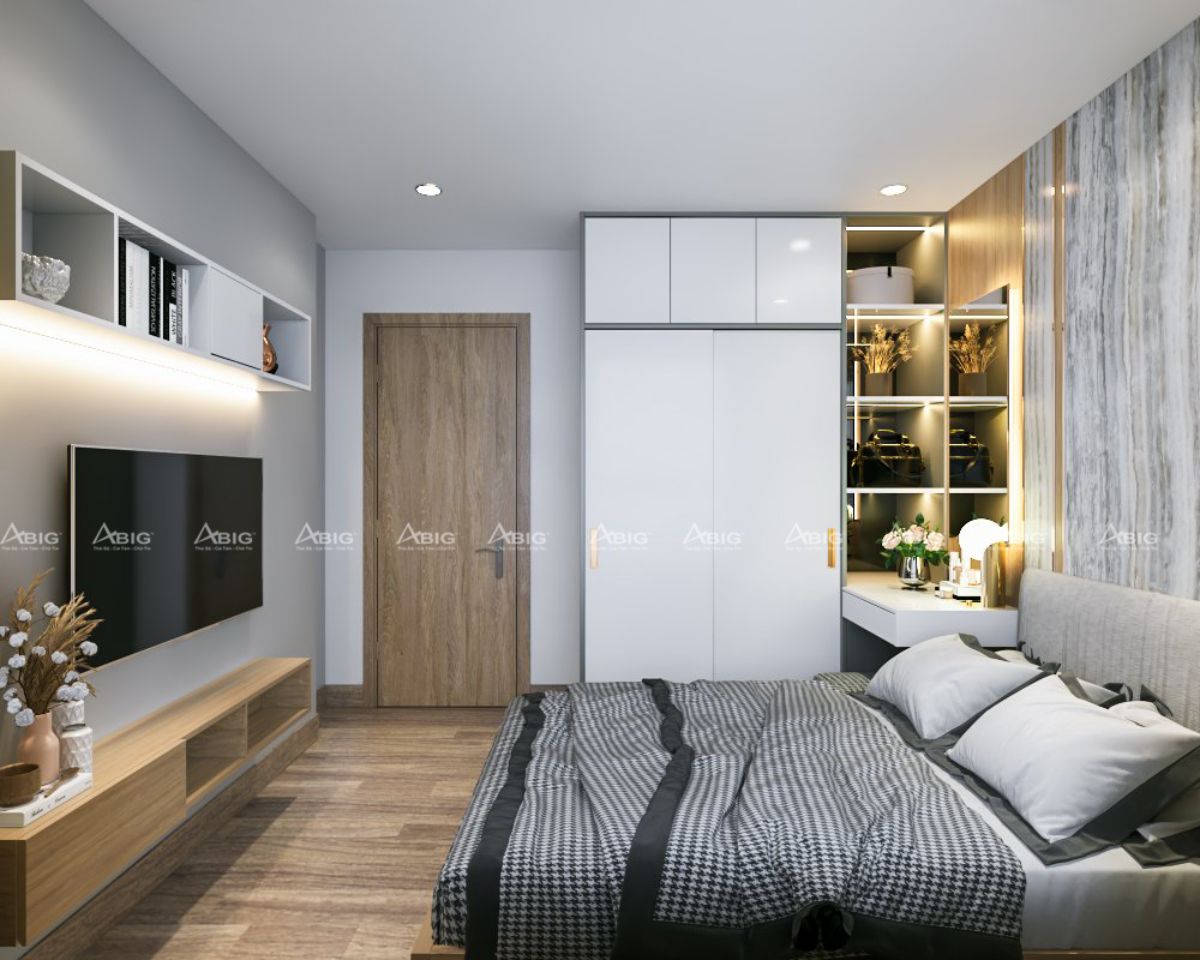 Thiết kế phòng ngủ ngang 2m rộng rãi, gọn gàng (Album ảnh) | VN THING