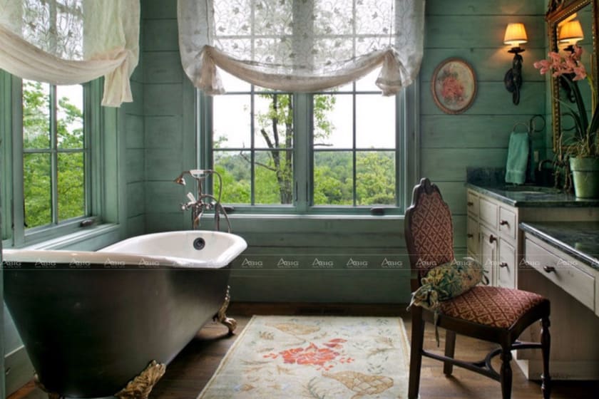 Xu hướng thiết kế nội thất phòng tắm Vintage đầy lãng mạn và thơ mộng