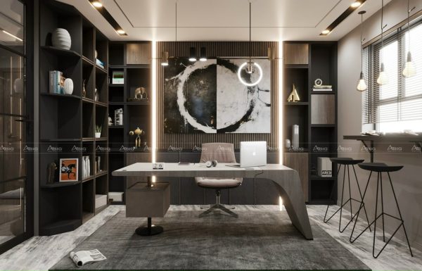 Thiết kế thi công nội thất căn hộ chung cư Vinhomes Grand Park phong cách Luxury
