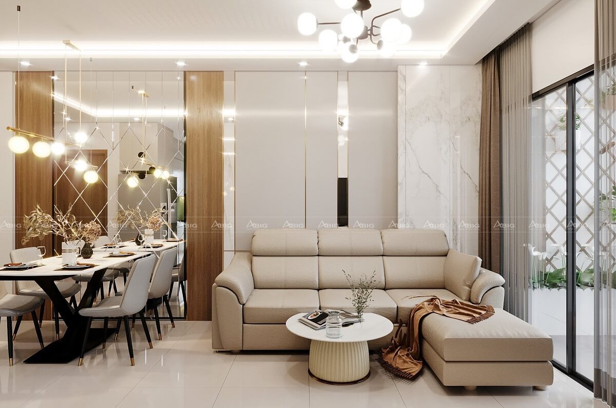 Thiết kế nội thất căn hộ Saigon Riverside quận 7