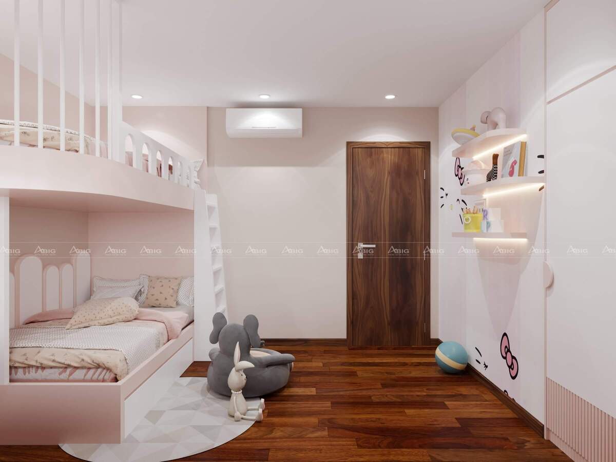 thiết kế nội thất căn hộ chung cư 100m2 sunvillage