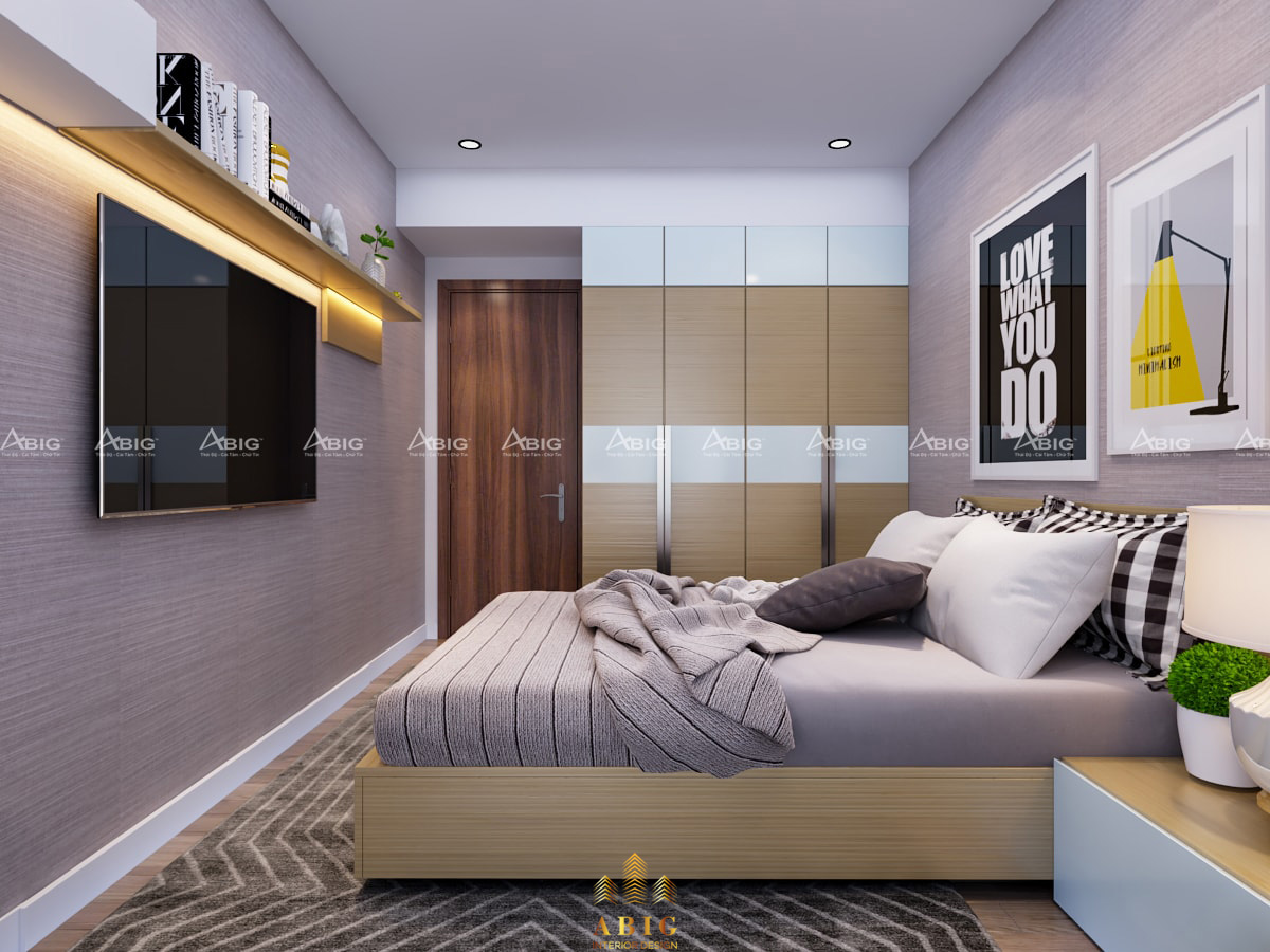thiết kế nội thất căn hộ chung cư 2 phòng ngủ gateway vũng tàu