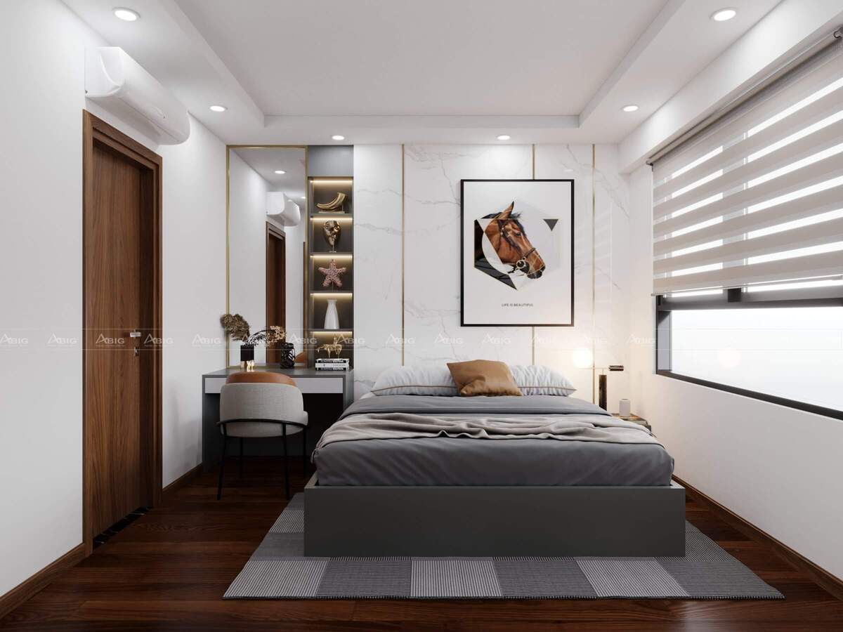 thiết kế nội thất chung cư 1 phòng ngủ pegasuit